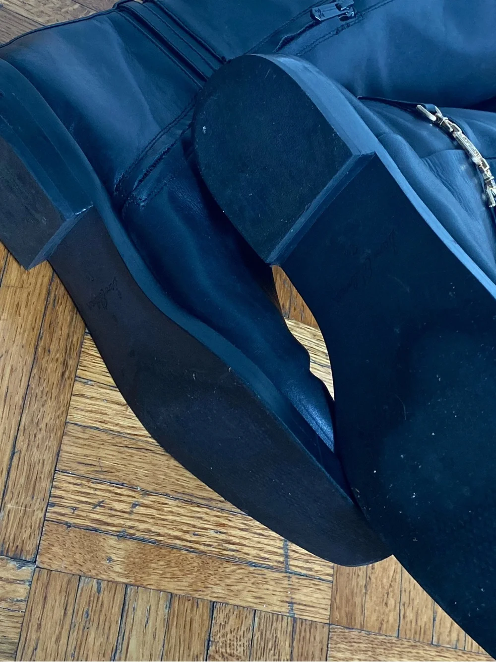 Minimalist Sam Edelman Riding Knee-High Leather Boots